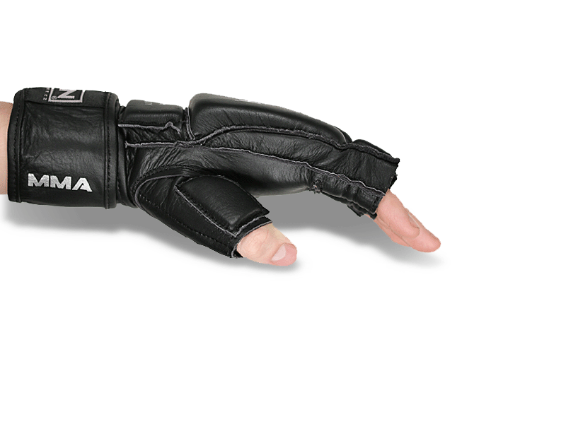 Dokonalá podpora zápěstí pomocí dlouhého pásku závěru rukavice.